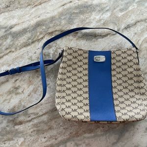 Michael Kors Jet Set Travel Large Messenger Leather Crossbody Bag Handbag